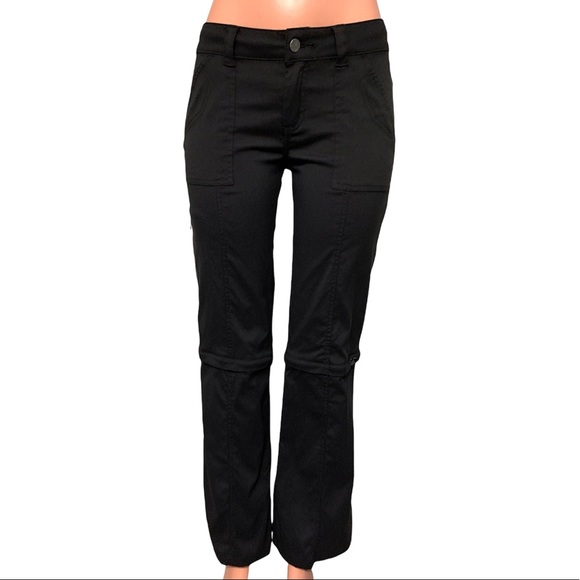 prAna Monarch Convertible Pants in Black | Size 6 - Picture 3 of 12